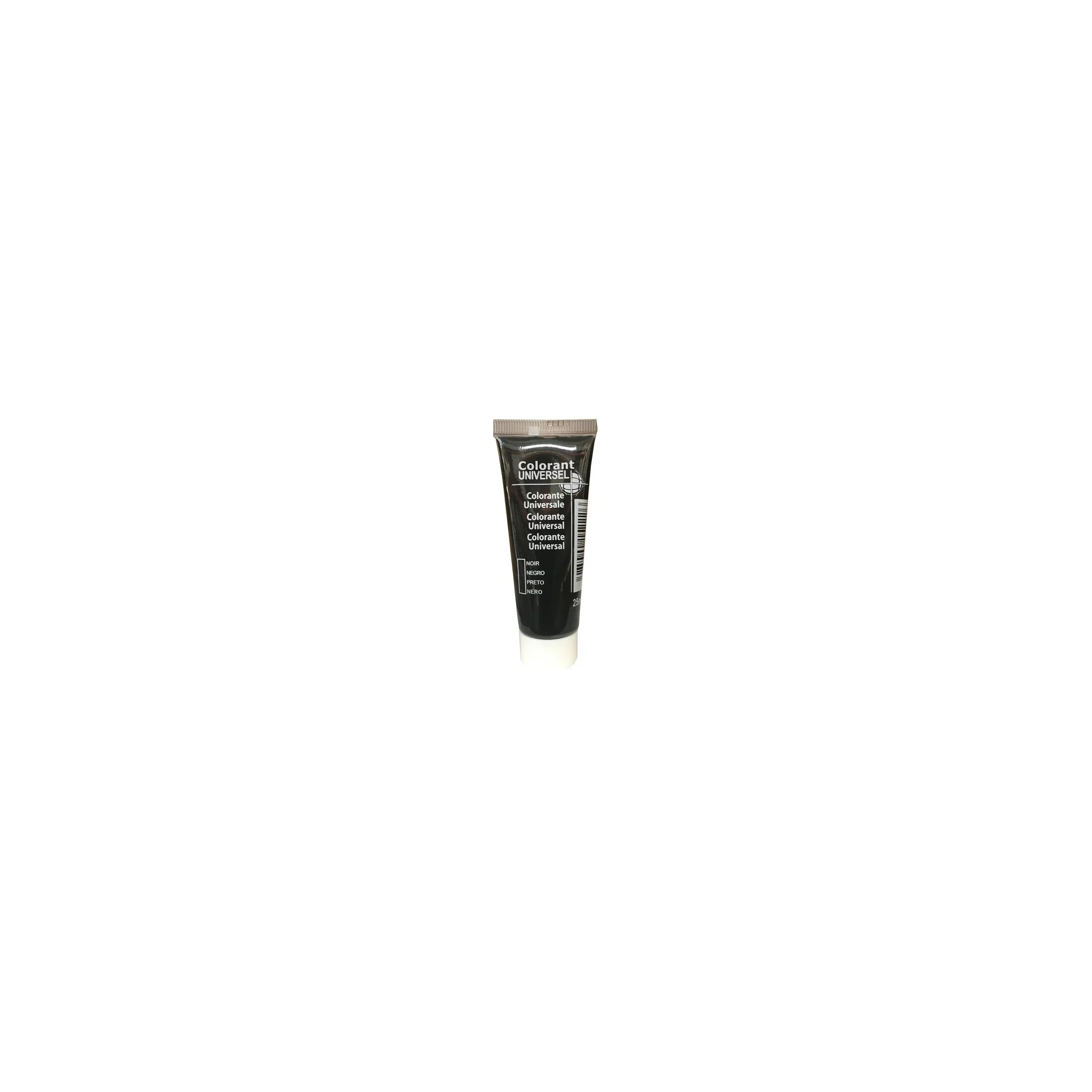 Colorant universel, tube de 25ml, noir.