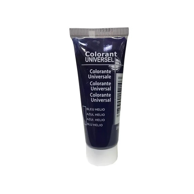 Colorant universel, tube de 25ml, bleu hélium.