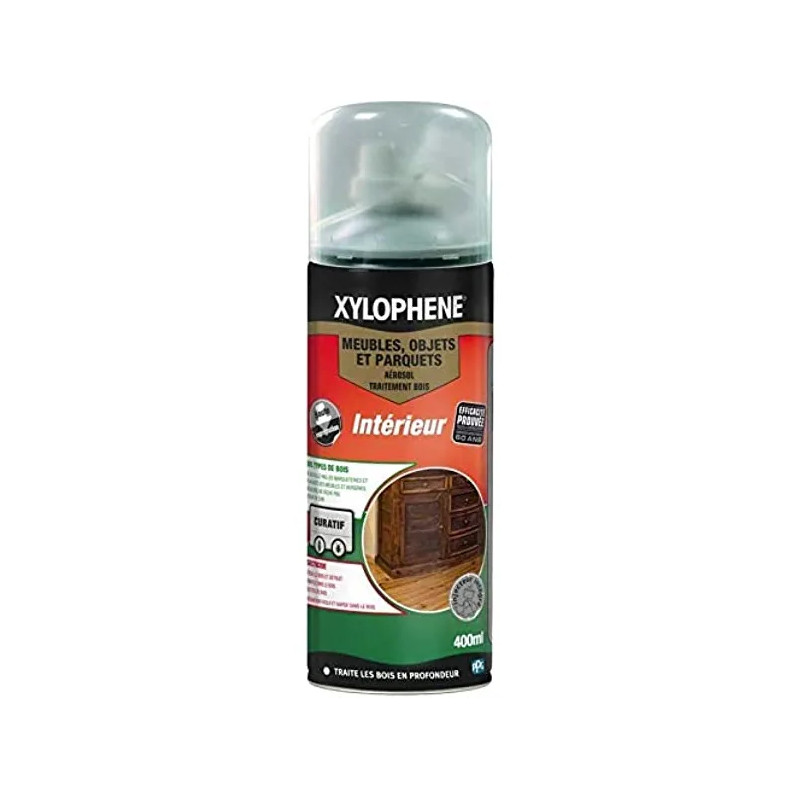 Xylophene wood furniture guaranteed effectiveness 25 years, 400ml injector.