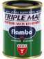 Pintura triple mate Flambo Glycero 100ml negro.