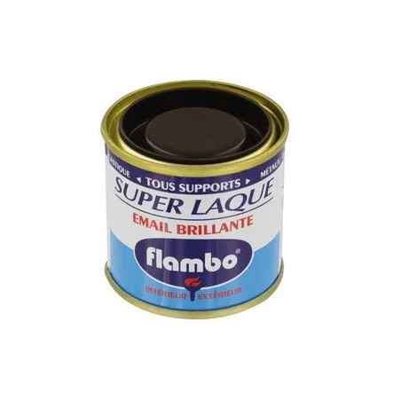 Flambo lacquer 50ml dark brown.