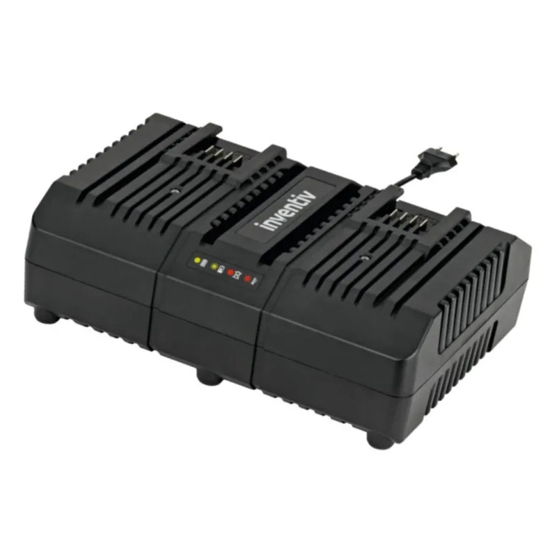 Double battery charger 20V 4A for hand-held power tools