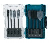 Coffret de 8 mèches à bois plates MAKITA, 12,14,16,18,20,22,25,32 mm, tige hexagonale  