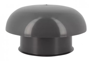 CHAPEAU VENTILATION SIMPLE GRIS ARDOISE 160MM - NICOLL