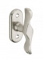 Handle, Selene window knob, satin nickel-plated