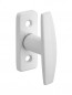 Handle, Hebe window knob, white lacquered