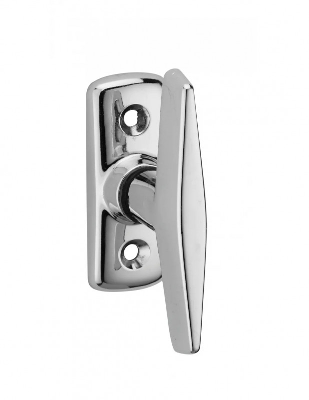 Handle, square window knob 7mm, chrome alloy