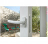 Window handle, 90° espagnolette lever handle with concealed screw, white