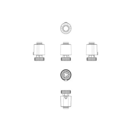 TETE ELECTROTHERMIQUE 24V CABLE 1,20M - TWA-Q - DANFOSS