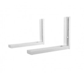 Support murale pour four micro-onde, console équerre 220x460 mm, 2 pièces