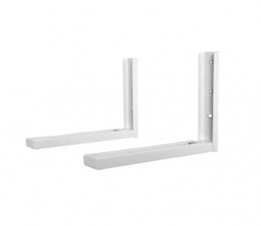 Soporte de pared para horno microondas, soporte angular 220x460 mm, 2 piezas