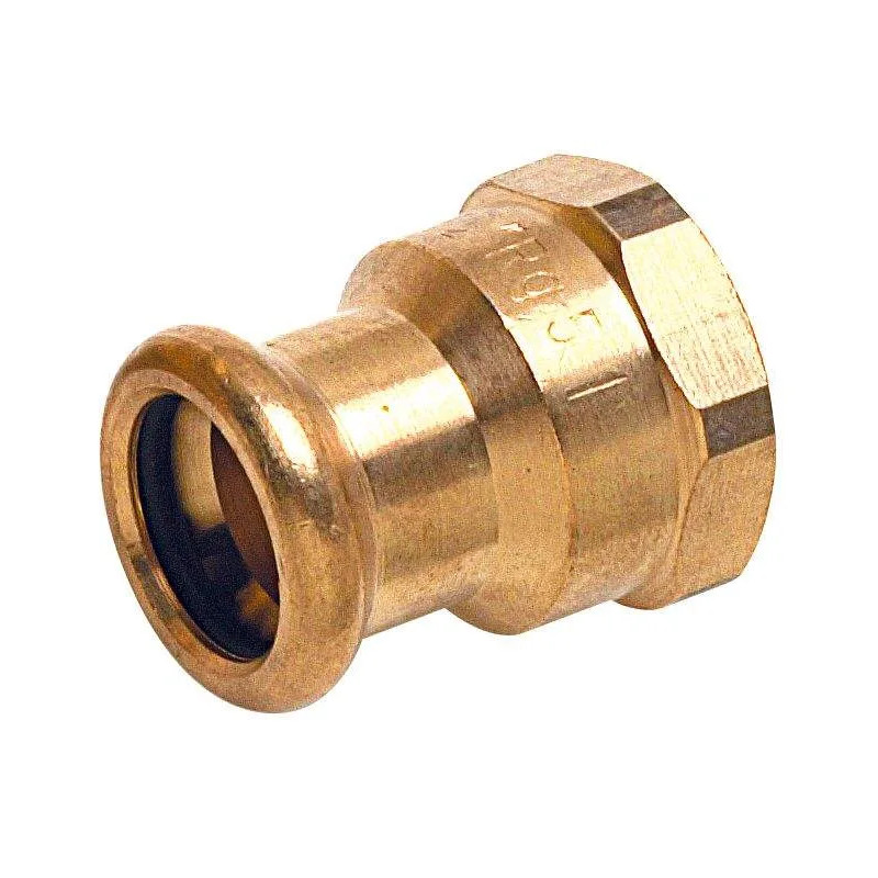 Female crimp sleeve 12x17, for 12mm diameter copper.