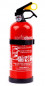 1kg ABC powder extinguisher, with pressure gauge.