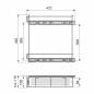 Ausziehbarer Flaschenhalter SupraMax, Modul 150 mm, gedämpft, verchromter Stahl