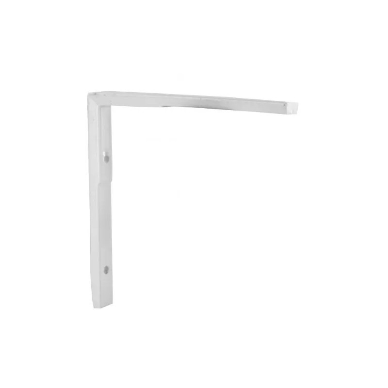 90x90mm white aluminum symmetrical universal bracket.