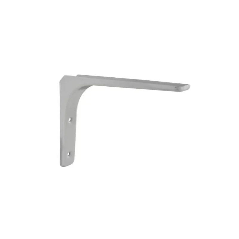 Modern steel and white epoxy bracket H.125 x W.150mm.