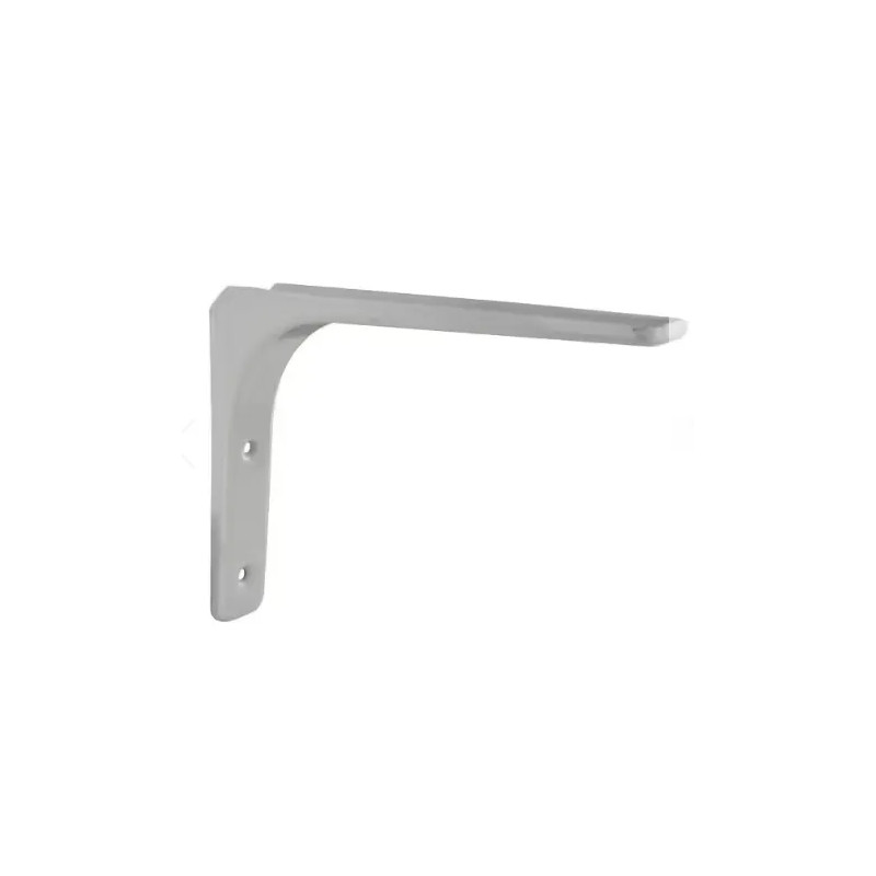 Modern steel and white epoxy bracket H.150x L.200mm.