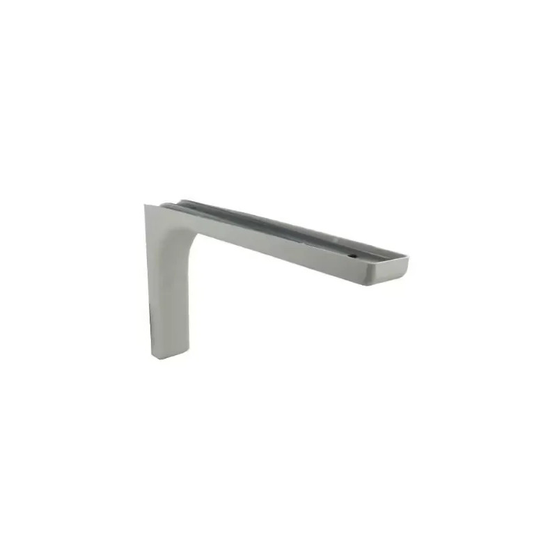 Leonard steel and white plastic angle bracket, 144x240mm.