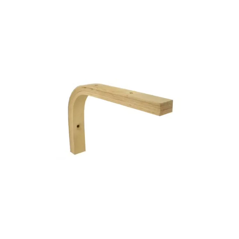 Multi-ply glued laminated wood screw-on bracket H.100xL.150mm.