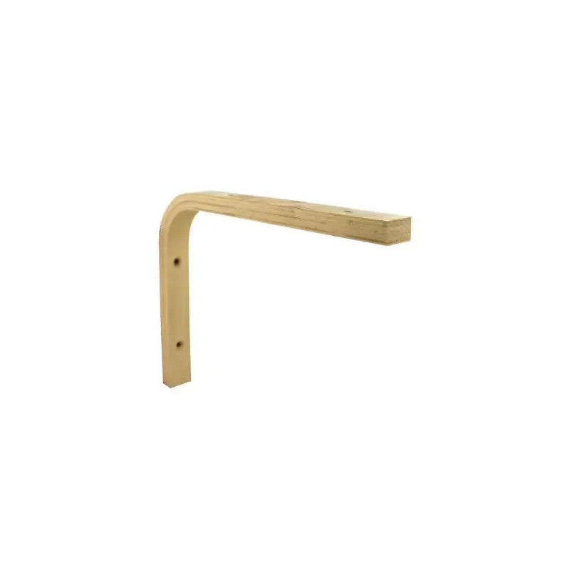 Multi-ply glued laminated wood screw-on bracket H.150xW.200mm.