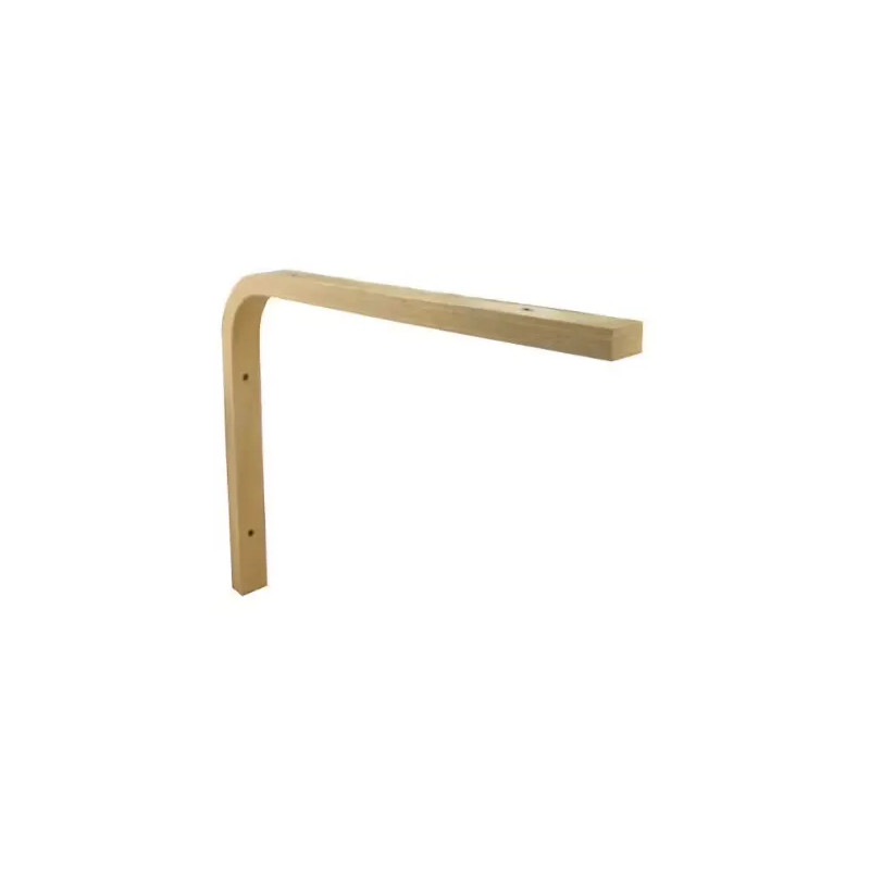 Multi-ply glued laminated wood screw-on bracket H.200xL.250mm.