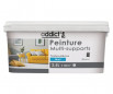 Peinture acrylique multi supports, blanc mat, 2,5 litres