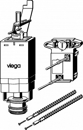 Valvola di scarico per cassetta VIEGA 8038.0