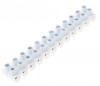 White 6 mm² high-temperature terminal block