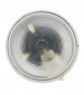 IP44 round porthole for outdoor lighting, 1/4-turn opening, white