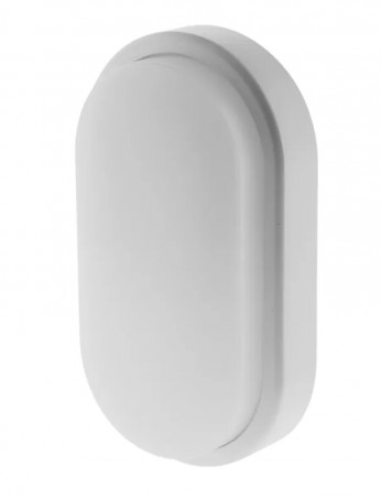 Luce esterna rotonda impermeabile IP54, 980 lumen, bianco