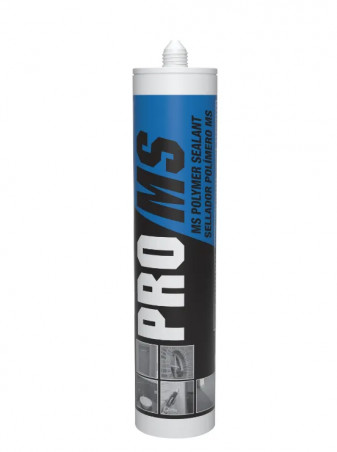 Mastic colle PRO MS polymère blanc, 290 ml