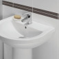 Grifería para lavabo con contraplaca 8x140 mm, 2 piezas  