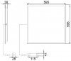 IRO Lichtplatte 595x595 mm 4000k mit Driver