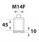 Diamond bit for grinder, diameter 35 mm