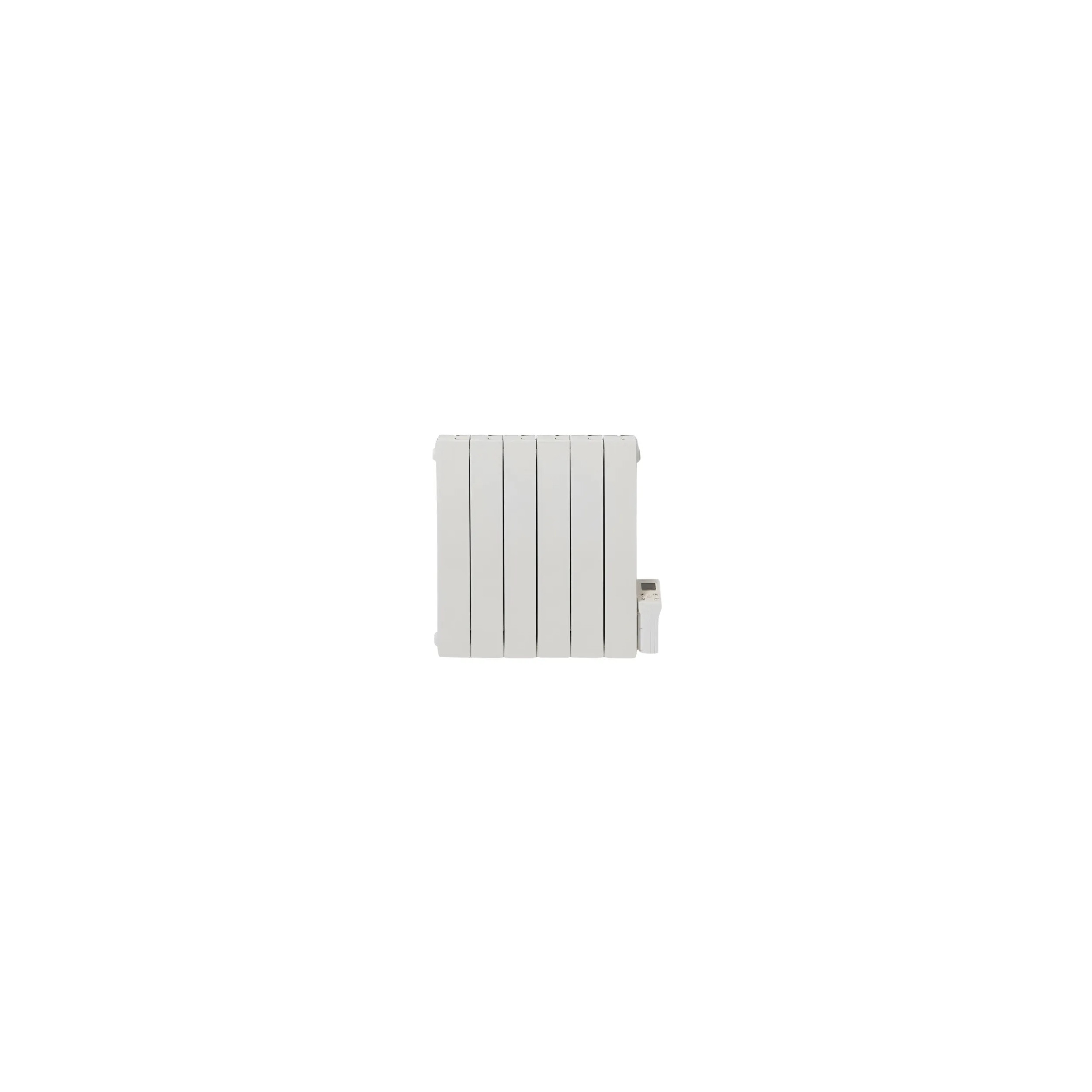 Radiateur électrique à inertie fluide, 700 W, inter digital programmable, blanc  