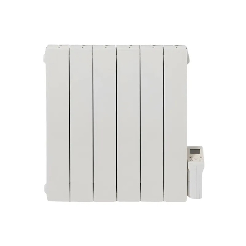 Radiador eléctrico de inercia de fluido, 900 W, control digital programable, blan