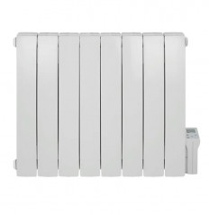 Radiateur électrique à inertie fluide, 900 W, inter digital programmable, blanc  