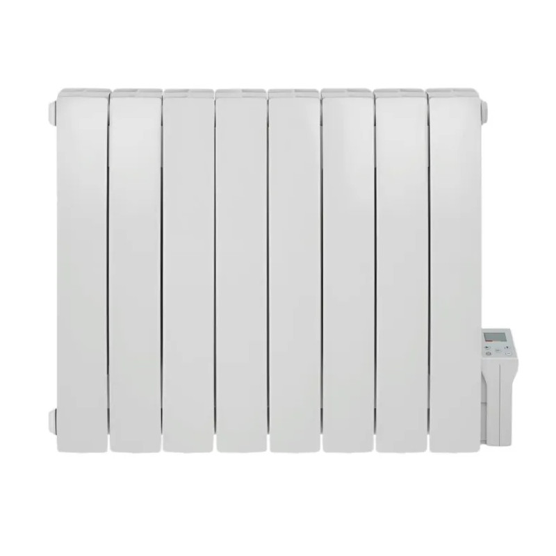 Radiateur électrique à inertie fluide, 1500 W, inter digital programmable, blanc  