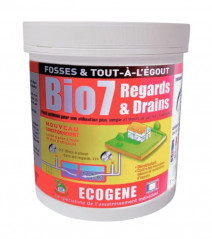 Regards et drains fosse sceptique et tout à l\'égout, BIO 7, 800g