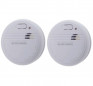 Set of 2 NF smoke detectors, 5-year autonomy, with batteries