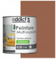 Peinture acrylique multi supports décoration intérieur, taupe satin, 0,5 litre