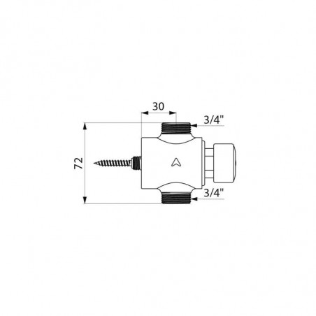 3/4" TEMPOSTOP timed shower valve