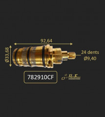 Thermostatic cartridge for LOGGIA CONFORT and LOGGIA SELECT shower columns