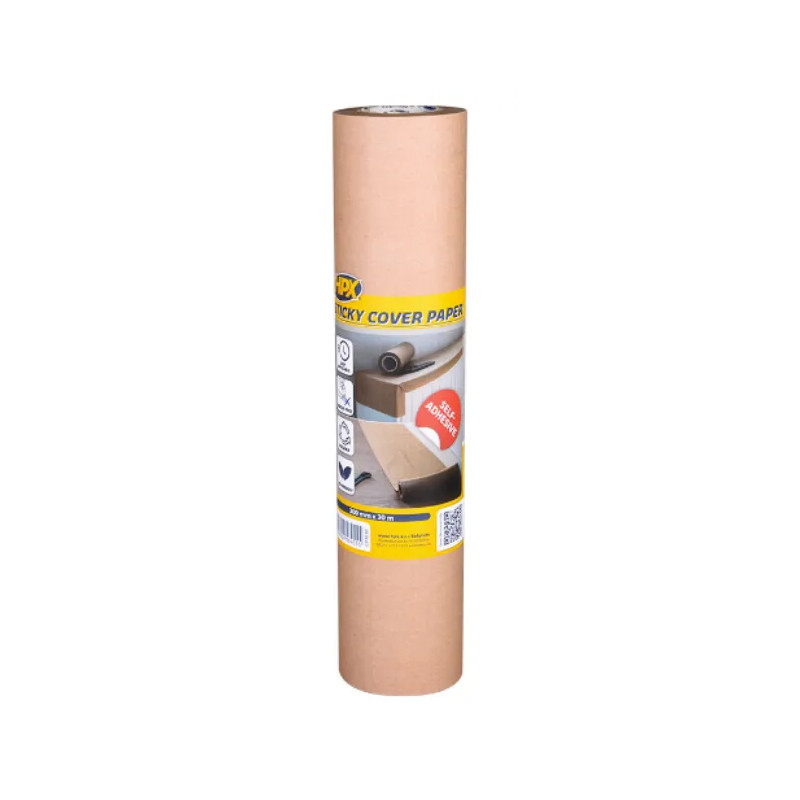 Adhesive masking paper, 296mm x 30 meters.