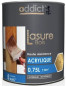 Satinierte Acryl-Holzlasur im Farbton Kiefer, 0.75L.