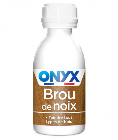 Brou de noix pour teinter les boiseries, flacon 190mL