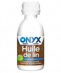 Huile de lin, protection et entretien du bois et sols poreux, 190 ml