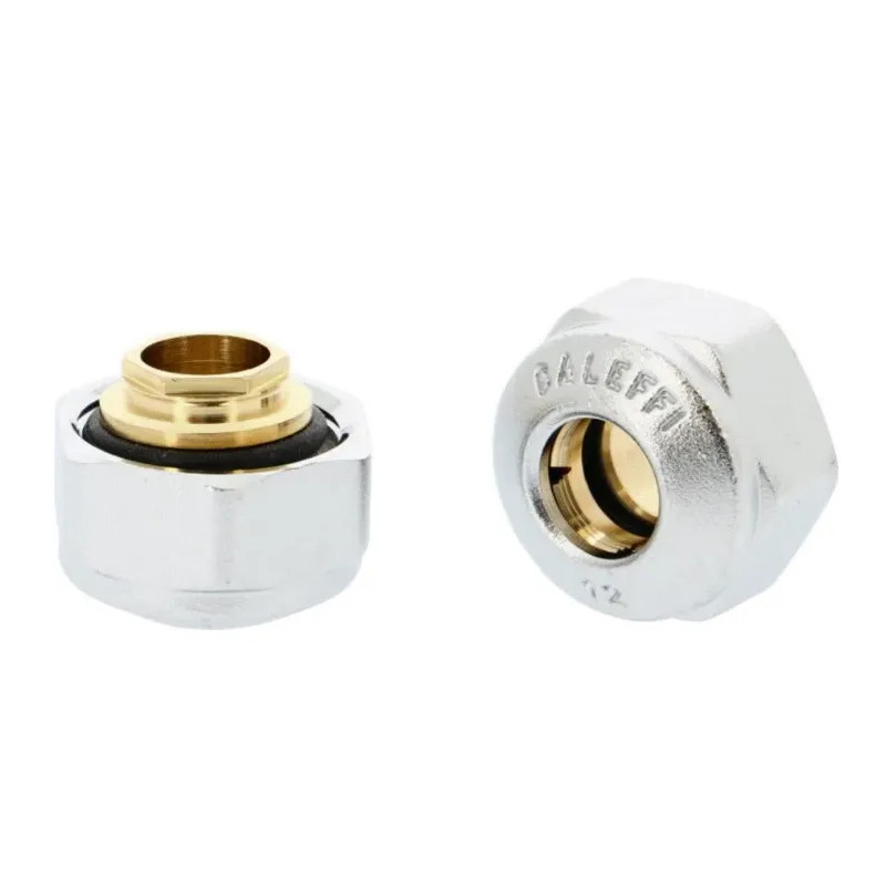 Male 23x1.5 radiator valve body fitting, 14mm diameter tube.