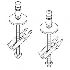 Hinges for Villeroy & Boch O. Novo and Architectura toilet seats