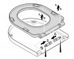 Drop brakes for O.Novo and Architectura toilet seats, 2 pcs.